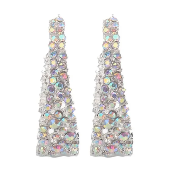 🎀 Boho Open Work Eardrop Earrings - Picture 5 of 7